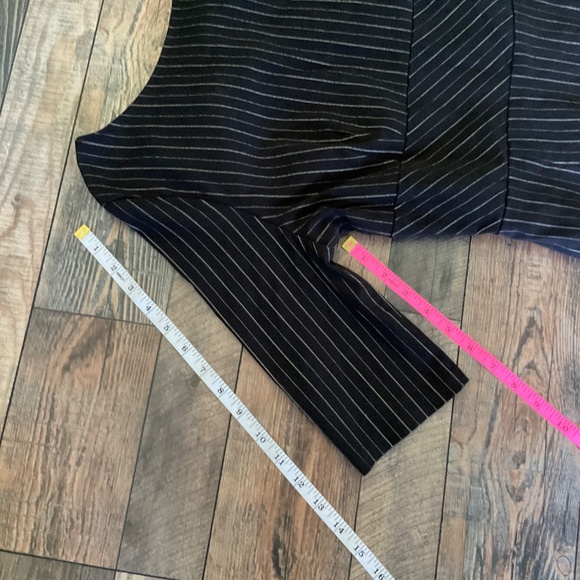 The Pretty Dress Co HEPBURN PENCIL DRESS IN BLACK PINSTRIPE - Picture 11 of 13